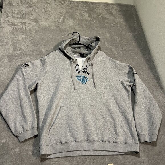 Jacksonville Jaguars Sweatshirt Mens XXL 2XL Grey Nike Player Worn On Field Team - Picture 1 of 11